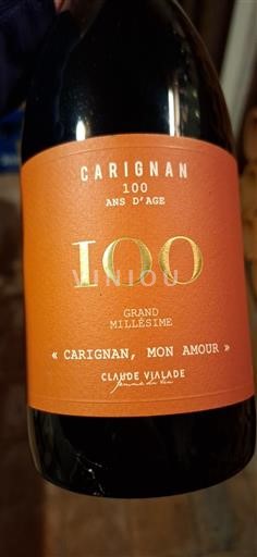 Languedoc și Roussillon Cote catalane Claude Vialade Carignan, Mon Amour 100 ans d'âge 2024