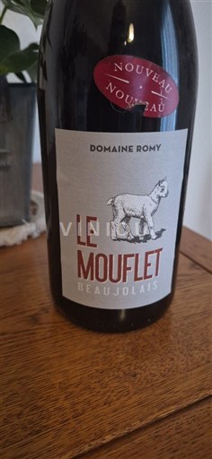 Vina Rouge sec Le Mouflet Domaine Romy 2021 Francija Beaujolais AOC