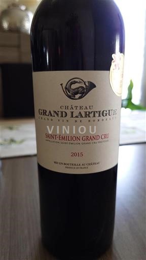 Bordeaux Saint-Émilion Grand Cru Château Grand Lartigue Terre Rouge 2015