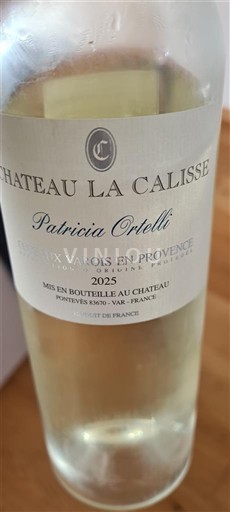 Provence Coteaux Varois în Provence Château La Calisse Patricia Ortelli 2025