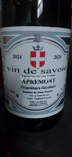 Savoia și Bugey Apremont Domaine Vieux Presspoir 2024