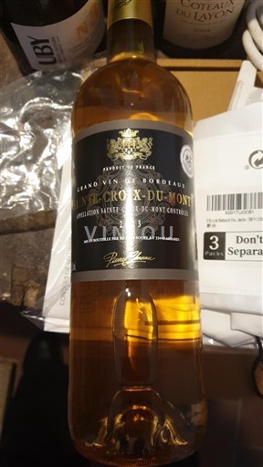 Bordeaux Sainte-Croix-Du-Mont Pierre Blanche 2013