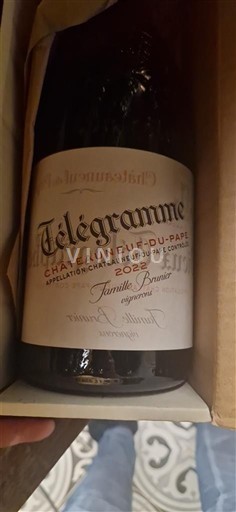 Valea Ronului Châteauneuf-du-Pape Famille Brunier Télégramme 2022