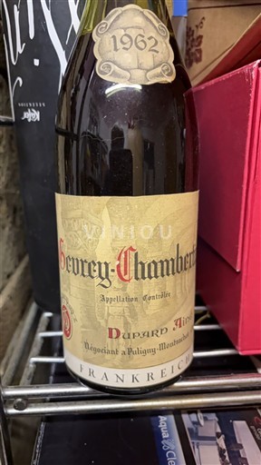 Burgundia Gevrey-Chambertin Dupard Ainé 1962