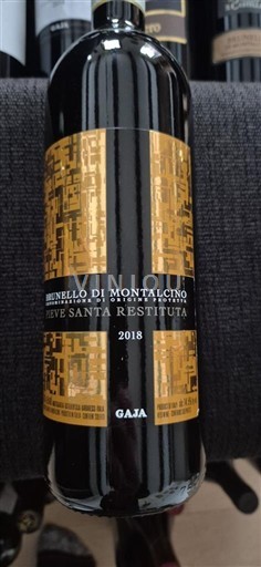 Toscana Brunello di Montalcino Pieve Santa Restituta 2018