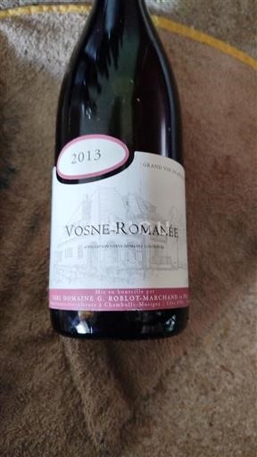 Burgundia Vosne-Romanée Domaine G. Roblot-Marchand 2013