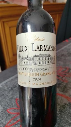 Bordeaux Saint-Émilion Grand Cru Grand Cru Château Vieux Larmande 2014