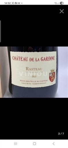 Valea Ronului Rasteau Château La Gardine 2021