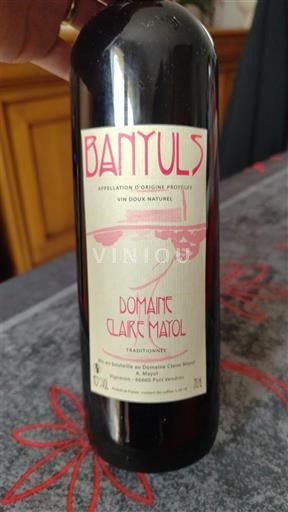 Roussillon Banyuls Domaine Claire Mayol Traditionnel 2024