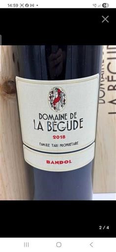 Provence Bandol Domaine La Bégude 2018