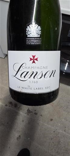 Champagne Șampanie Lanson Le White Label Nemilésimat