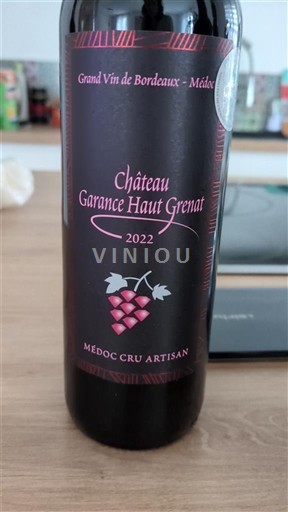 Bordeaux Médoc Château Garance Haut Grenat 2022