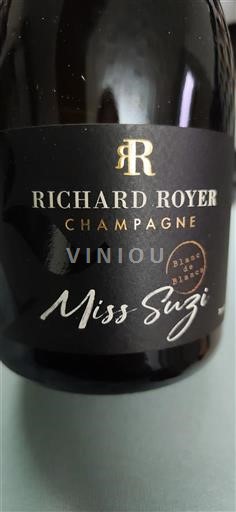 Champagne Șampanie Richard Royer Miss Suzi blanc de blanc Nemilésimat