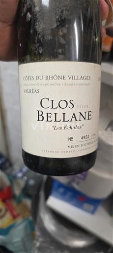 Valle del Ródano No especificado Clos Bellane Les Échalas 2008