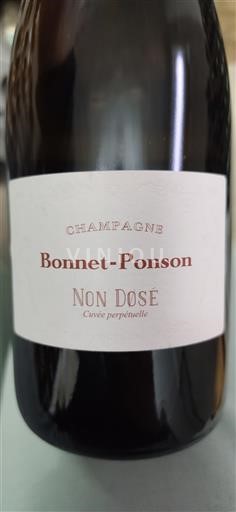 Champagne Șampanie Bonnet-Ponson Non Dosé perpétuelle Nemilésimat