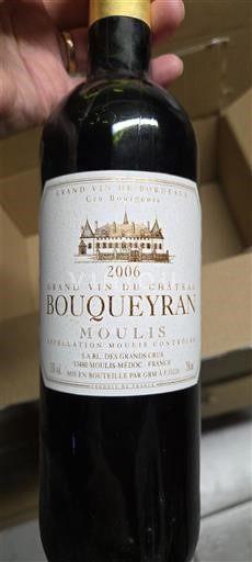 Bordeaux Moulis-en-Médoc Château Bouqueyran 2006
