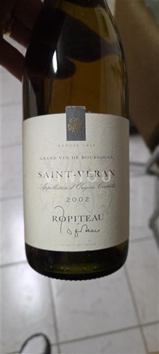 Burgundia Saint-Véran Ropiteau Frères 2002