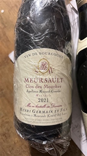Burgundia Meursault Henri Germain et Fils Clos des Mouches 2021