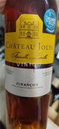 Sudoeste Jurançon Château Jolys 2012