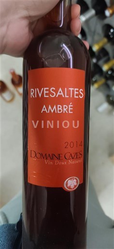 Roussillon Rivesaltes Domaine Cazes Ambré 2014