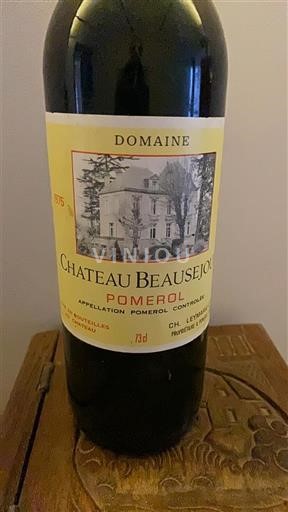 Bordeaux Pomerol Château Beausejour 1975