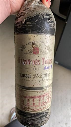 Bordeaux Lussac-saint-émilion Baron des Tours 2011