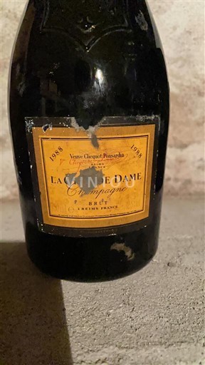 Champagne Veuve Clicquot Ponsardin La Grande Dame 1988