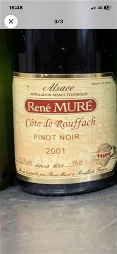 Alsacia René Muré Côte de Rouffach 2001