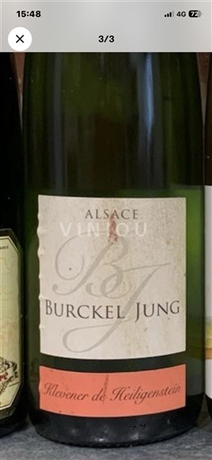 Alsacia Klevener-de-heiligenstein Burckel Jung Klevener de Heiligenstein Nemilésimat