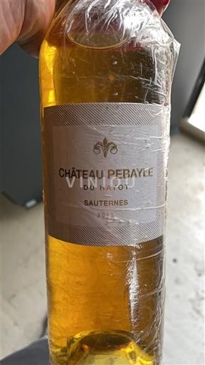 Burdeos Sauternes Château Pebayle du Hayot 2015