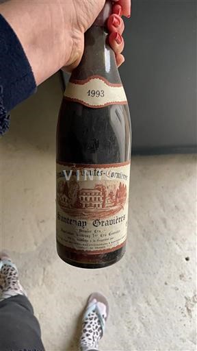 Burgundia Santenay Premier Cru Château Hautes-Cormières Santenay Gravières 1993