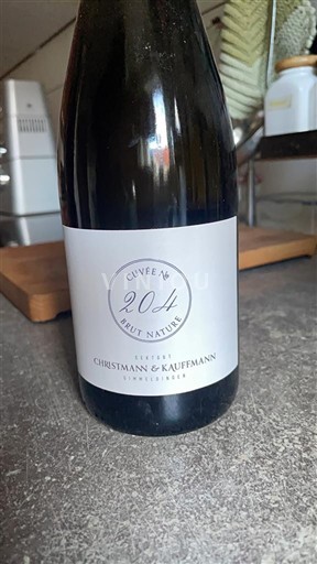 Alsacia Crémant de Alsacia Christmann & Kaufmann 204 Brut Nature Nemilésimat