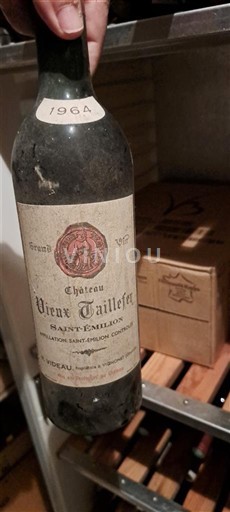 Bordeaux Saint-Émilion Château Vieux Taillefer 1964