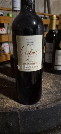 Bordeaux Haut-Médoc Mille Roses L'Enfant 2017