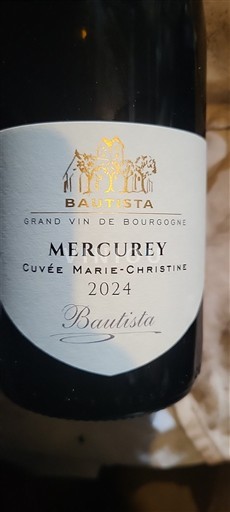 Burgundia Mercurey Bautista Marie-Christine 2024
