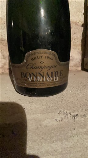 Champagne Șampanie Grand Cru Bonnaire Grand Cru Blanc de Blancs 1985