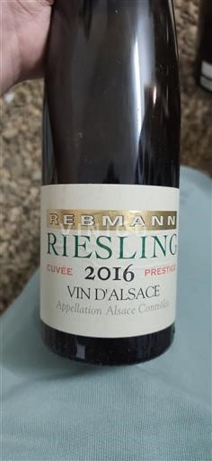 Alsacia Rebmann Prestige 2016