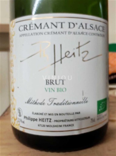 Alsacia Crémant de Alsacia Heitz Nemilésimat