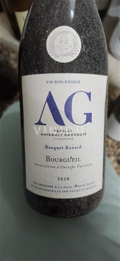 Valea Loarei Bourgueil Famille Amirault Grosbois Bosquet Renard 2020