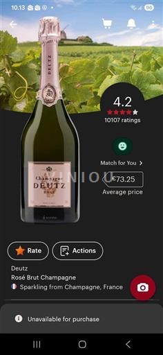 Champagne Șampanie Deutz Rosé Brut Nemilésimat