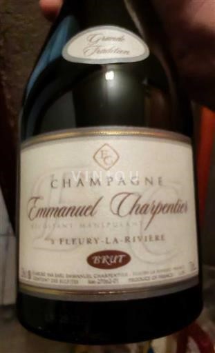 Champagne Șampanie Emmanuel Charpentier Grande Tradition Nemilésimat