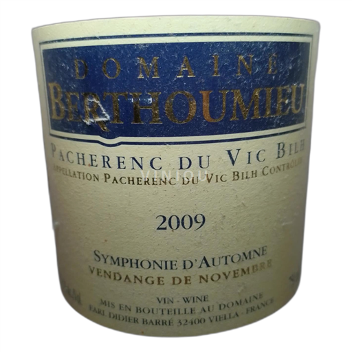 Sudoeste Pacherenc-du-vic-bilh Domaine Berthoumieu Symphonie d'Automne 2009