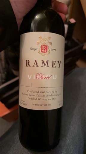 AVA din California Sonoma Coast Ramey Claret 2015