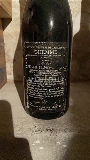 Piemonte Ghemme Antichi Vigneti di Cantalupo Il Re dei Tarocchi 1998