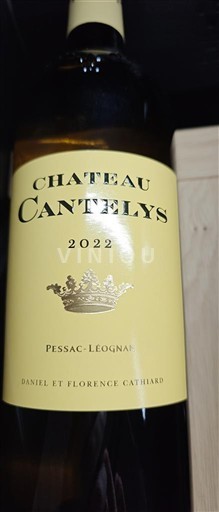 Bordeaux Pessac-Léognan Château Cantelys 2022