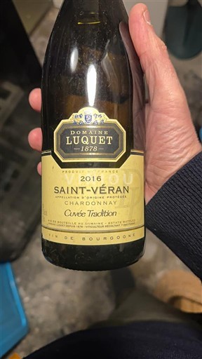 Burgundia Saint-Véran Domaine Luquet Tradition 2016