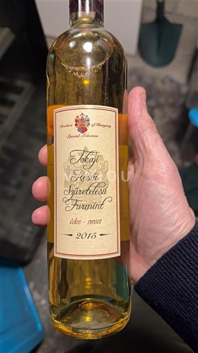 Tokaj Nespecificat Tokaji Aszú Szuretelesu Furmint 2015