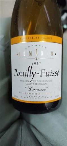 Bourgondië Pouilly-fuissé Domaine Romanin Lamure 2017