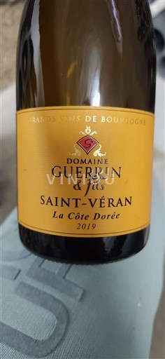 Borgogna Saint-Véran Domaine Guerrin & Fils La Côte Dorée 2019