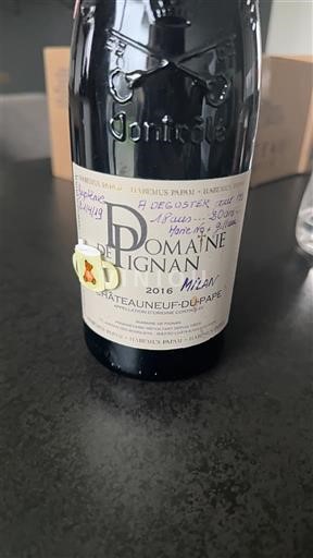 Valea Ronului Châteauneuf-du-Pape Domaine Pignan Milan 2016